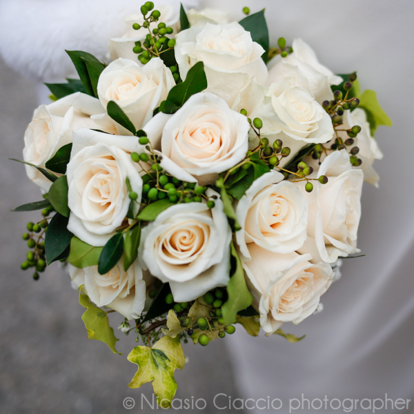 bouquet sposa rose autunnale