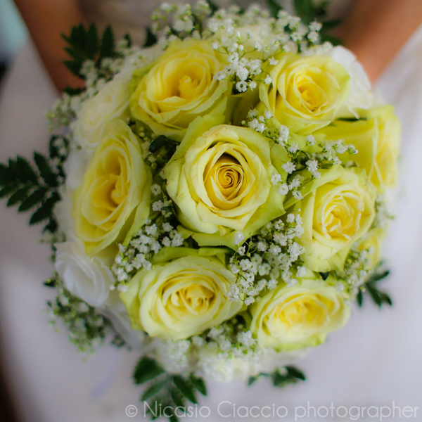 wedding bouquet white