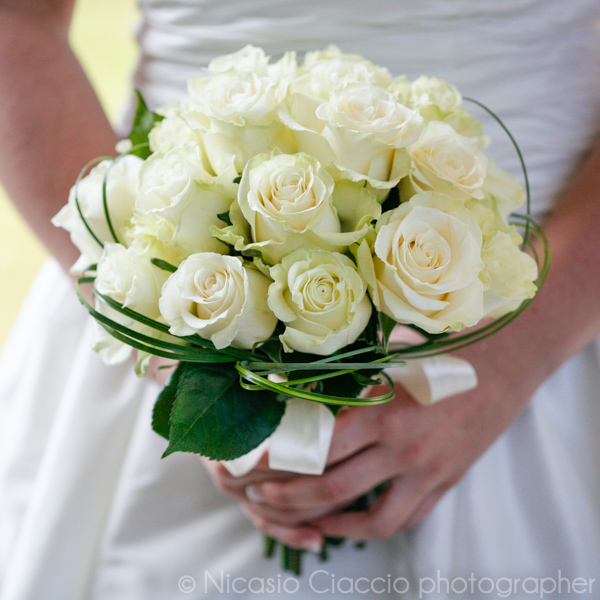 wedding bouquet white