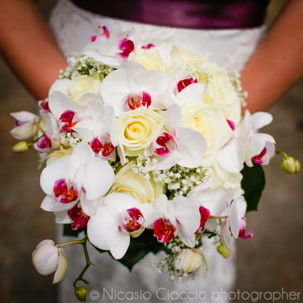 bouquet sposa orchidee