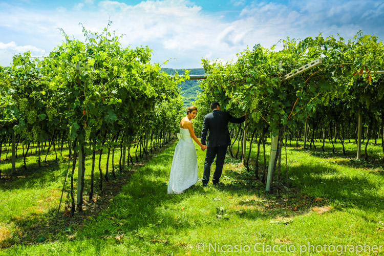 foto matrimonio fra le vigne