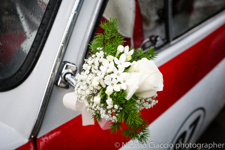 particolare fiori decorazione matrimonio trentino