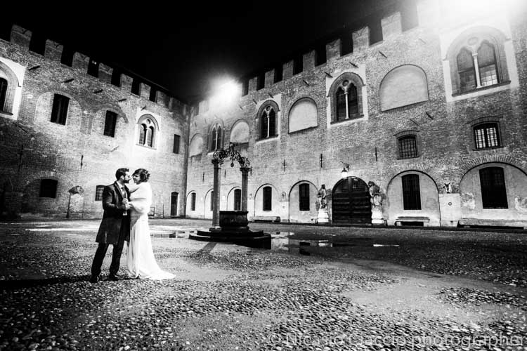 Matrimonio Sant'Angelo Lodigiano, foto in esterni del castello