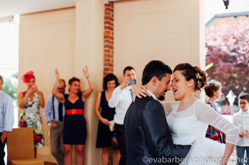 Sposi che ballano -Matrimonio Molino Santa Marta