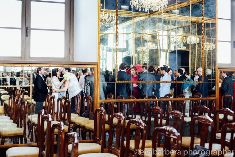 sala degli specchi milano - palazzo reale - riflessi -foto matrimonio milano officine del volo