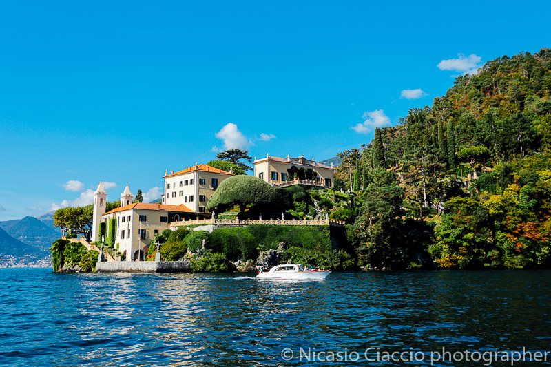 Fotografo Matrimonio Lago di Como - vista dal lago