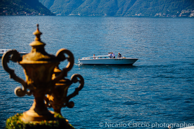 La sposa in arrivo a villa del balbianello Lago di Como (4)