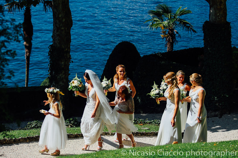 Foto arrivo sposa Matrimonio Lago di Como (6)